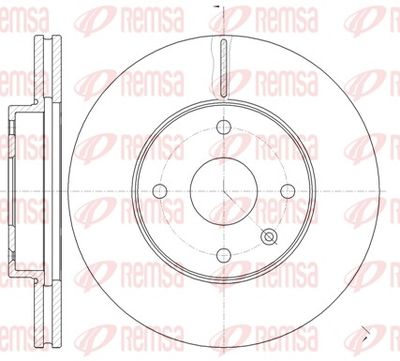 Brake Disc REMSA 61181.10