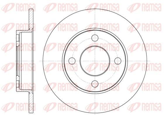 REMSA 6120.00 Brake Disc