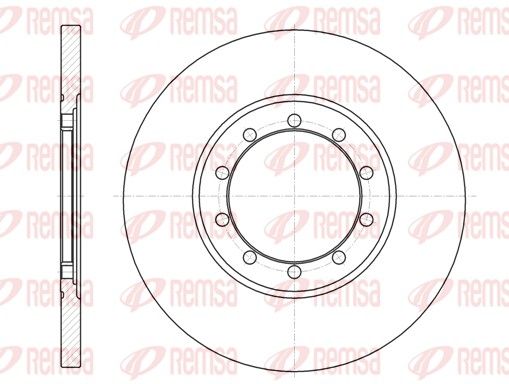 REMSA 61201.00 Brake Disc