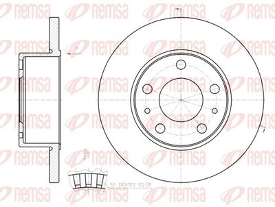 Brake Disc REMSA 61202.00