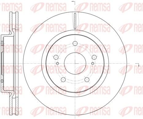 REMSA 61212.10 Brake Disc