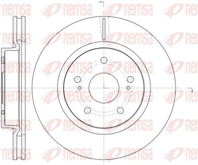 Brake Disc REMSA 61212.10
