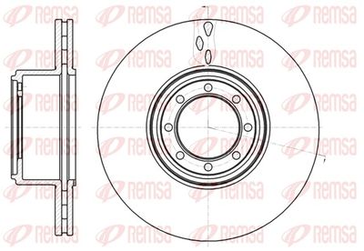 Brake Disc REMSA 61216.10