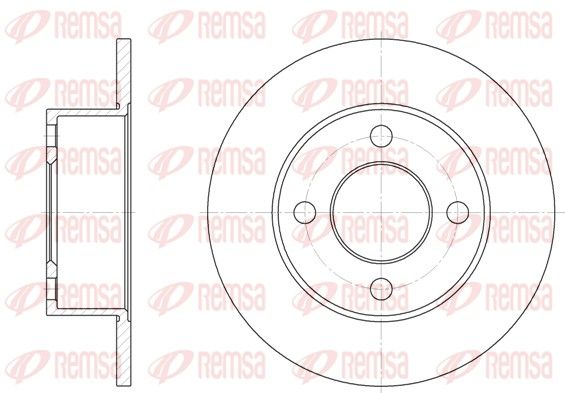 REMSA 6122.00 Brake Disc