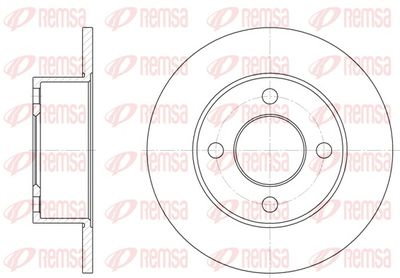 Brake Disc REMSA 6122.00
