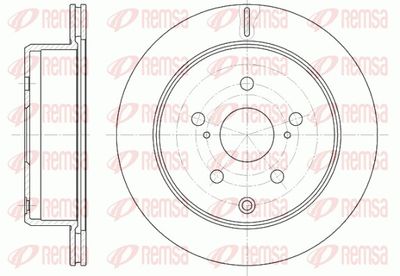 Brake Disc REMSA 61253.10