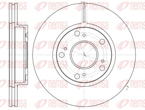 REMSA 61263.10 Brake Disc
