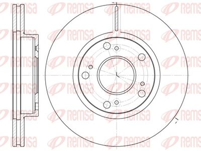 Brake Disc REMSA 61263.10