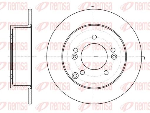REMSA 61293.00 Brake Disc