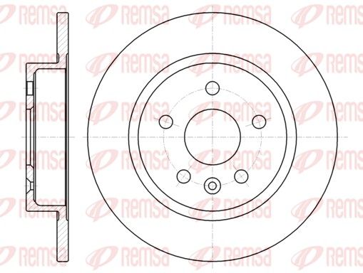 REMSA 61316.00 Brake Disc