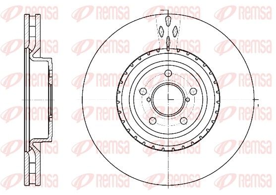 REMSA 61341.10 Brake Disc