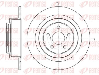 Brake Disc REMSA 61343.00