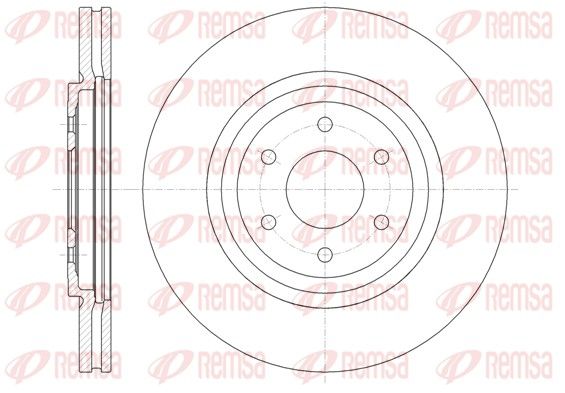 REMSA 61348.10 Brake Disc