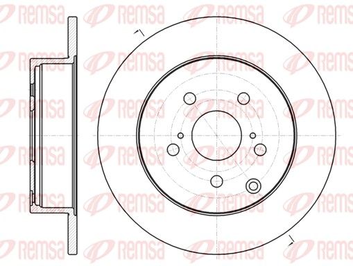 REMSA 61350.00 Brake Disc