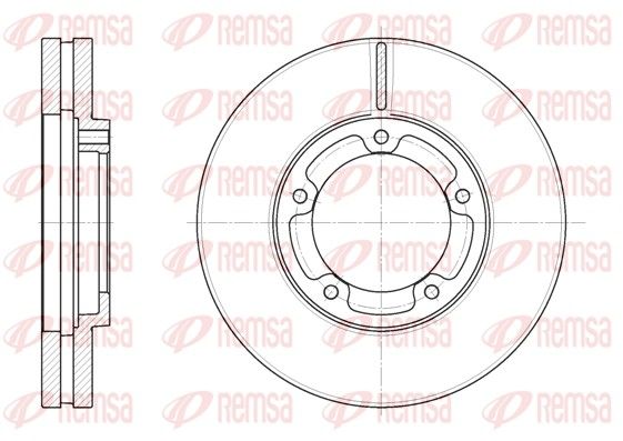 REMSA 61408.10 Brake Disc