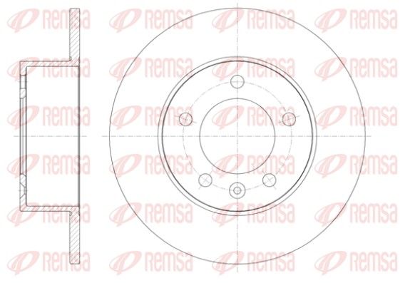 REMSA 61412.00 Brake Disc