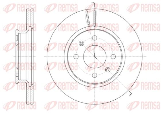 REMSA 61424.10 Brake Disc