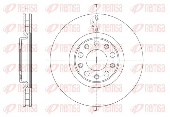 REMSA 61427.10 Brake Disc