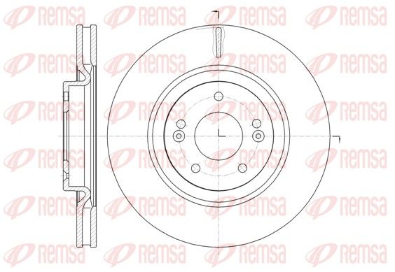 REMSA 61436.10 Brake Disc
