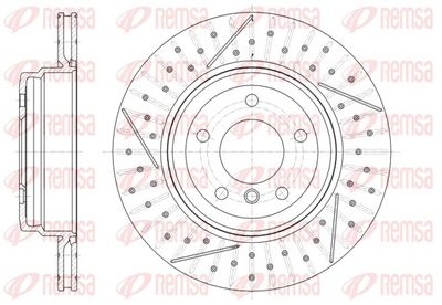 Brake Disc REMSA 61451.10