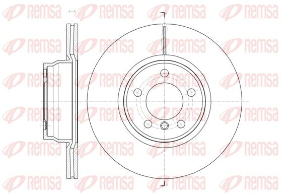 REMSA 61452.10 Brake Disc