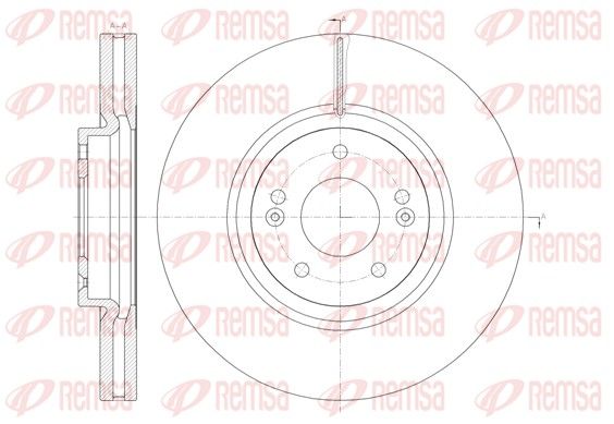 REMSA 61462.10 Brake Disc