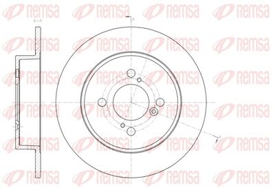 Brake Disc REMSA 61483.00