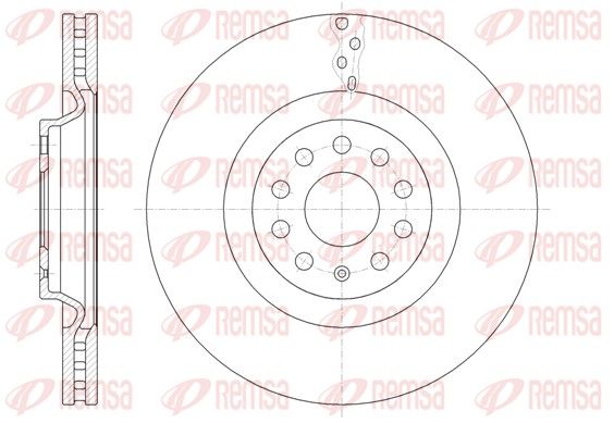 REMSA 61485.10 Brake Disc