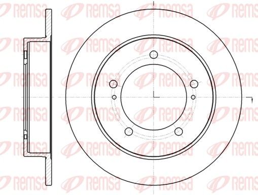 REMSA 61490.00 Brake Disc