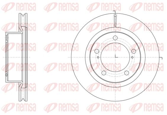 REMSA 61517.10 Brake Disc