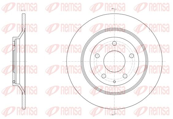 REMSA 61518.00 Brake Disc