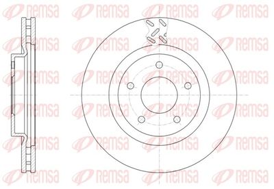 Brake Disc REMSA 61553.10