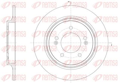 Brake Disc REMSA 61571.00