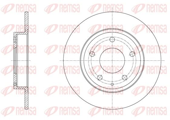 REMSA 61575.00 Brake Disc