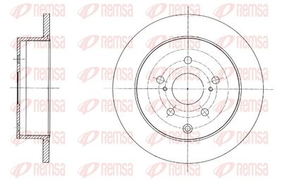 Brake Disc REMSA 61592.00
