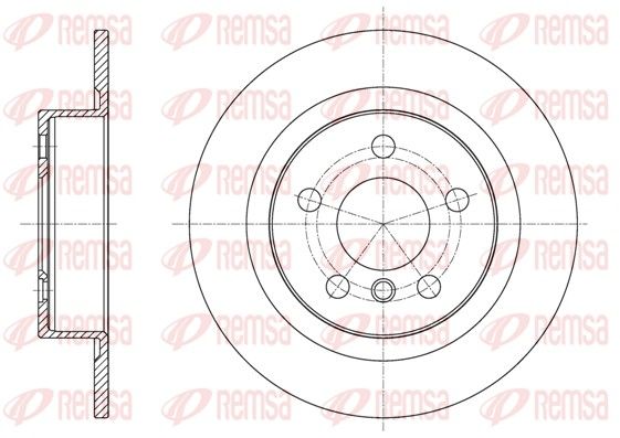 REMSA 61597.00 Brake Disc