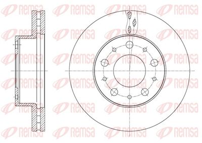 Brake Disc REMSA 61600.10