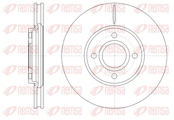 REMSA 61601.10 Brake Disc