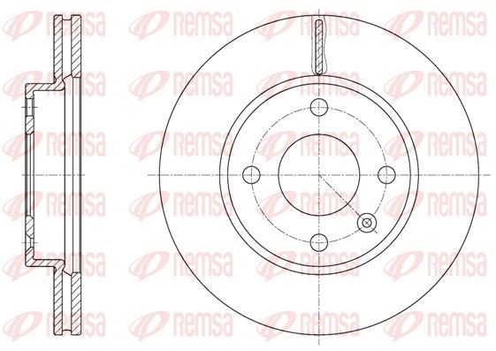 REMSA 61624.10 Brake Disc