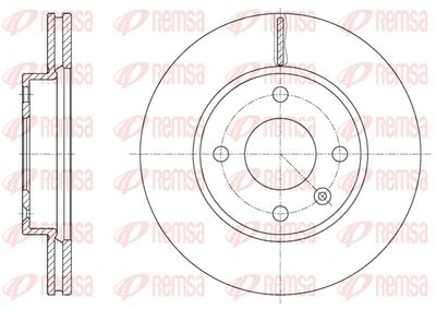 Brake Disc REMSA 61624.10