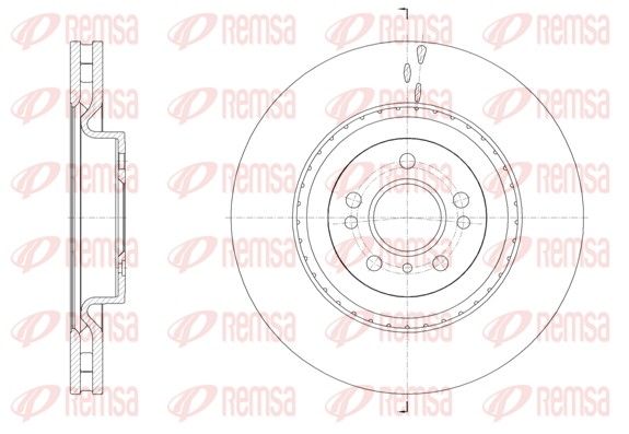 REMSA 61634.10 Brake Disc