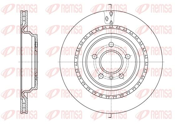 REMSA 61636.10 Brake Disc