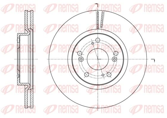 REMSA 61653.10 Brake Disc