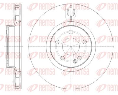 Brake Disc REMSA 61657.10