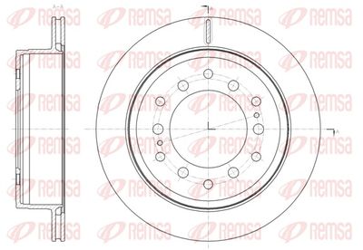 Brake Disc REMSA 61664.10