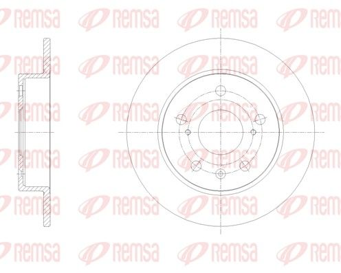 REMSA 61666.00 Brake Disc