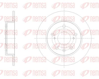 Brake Disc REMSA 61666.00