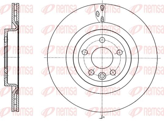 REMSA 61759.10 Brake Disc