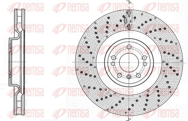 REMSA 61761.10 Brake Disc