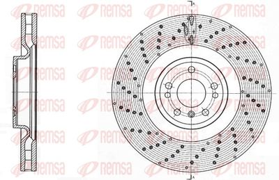 Brake Disc REMSA 61761.10
